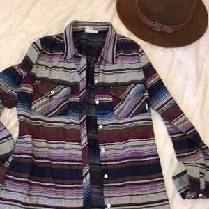 NWOT Roxy Flannel